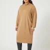 Clearance Marina Rinaldi Wool blend dress CAMEL