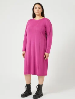 Hot Marina Rinaldi Wool blend dress REDPURPLE