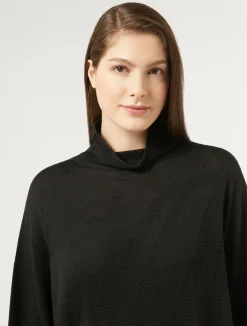 Clearance Marina Rinaldi Wool blend dress BLACK