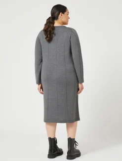 Online Marina Rinaldi Wool blend dress AVIO