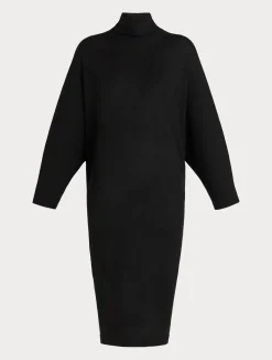 Clearance Marina Rinaldi Wool blend dress BLACK