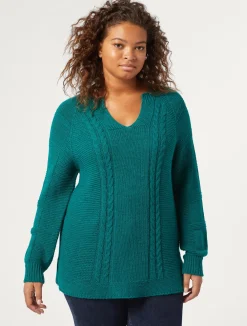 Fashion Marina Rinaldi Wool blend jumper DARKGREEN