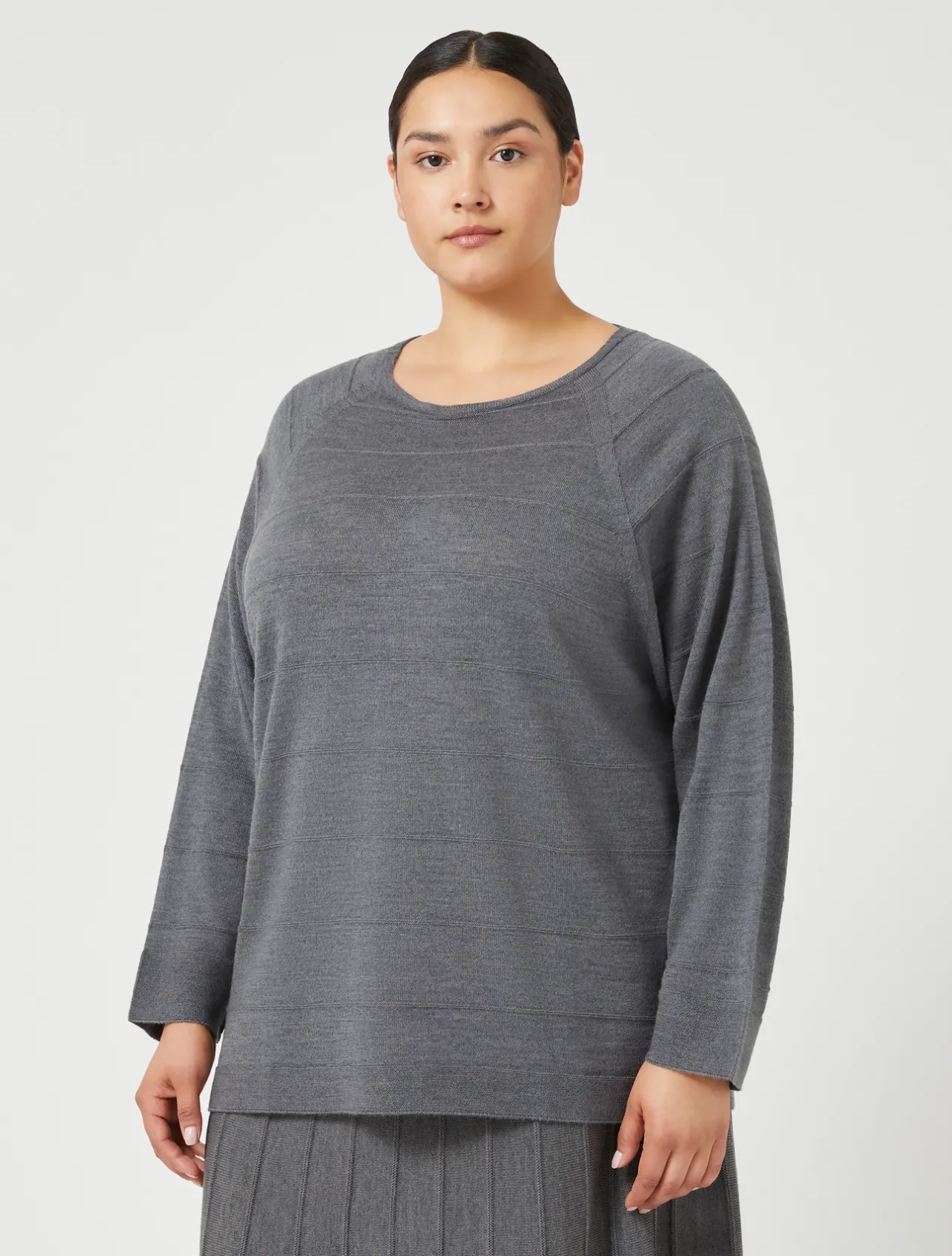 Hot Marina Rinaldi Wool blend jumper MEDIUMGREY