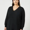 Sale Marina Rinaldi Wool blend jumper BLACK