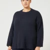 Fashion Marina Rinaldi Wool blend jumper MIDNIGHTBLUE