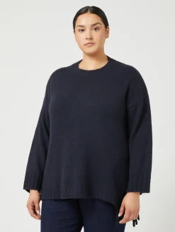 Fashion Marina Rinaldi Wool blend jumper MIDNIGHTBLUE