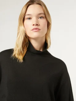 Fashion Marina Rinaldi Wool blend jumper BLACK