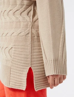 Clearance Marina Rinaldi Wool blend jumper POWDER