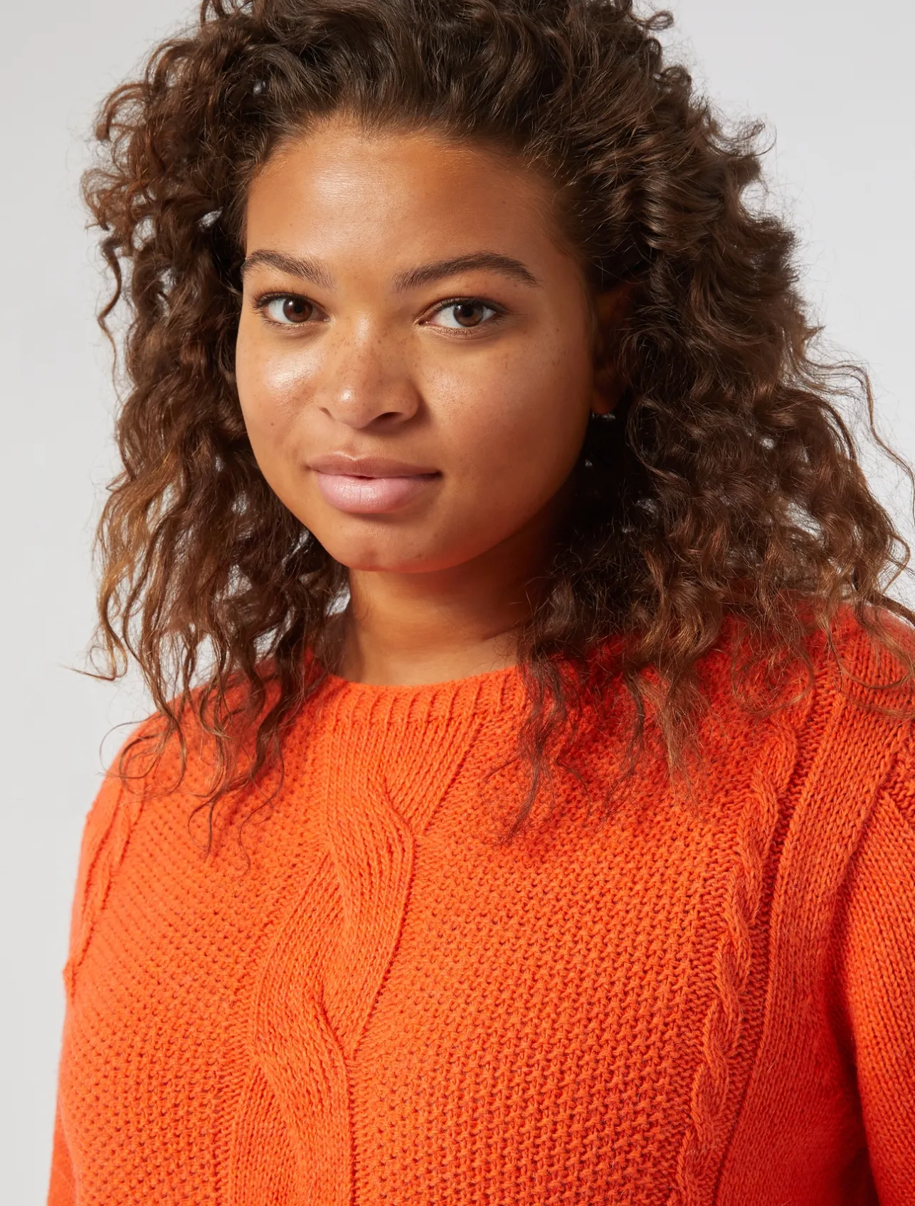 Fashion Marina Rinaldi Wool blend jumper ORANGE
