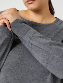Hot Marina Rinaldi Wool blend jumper MEDIUMGREY