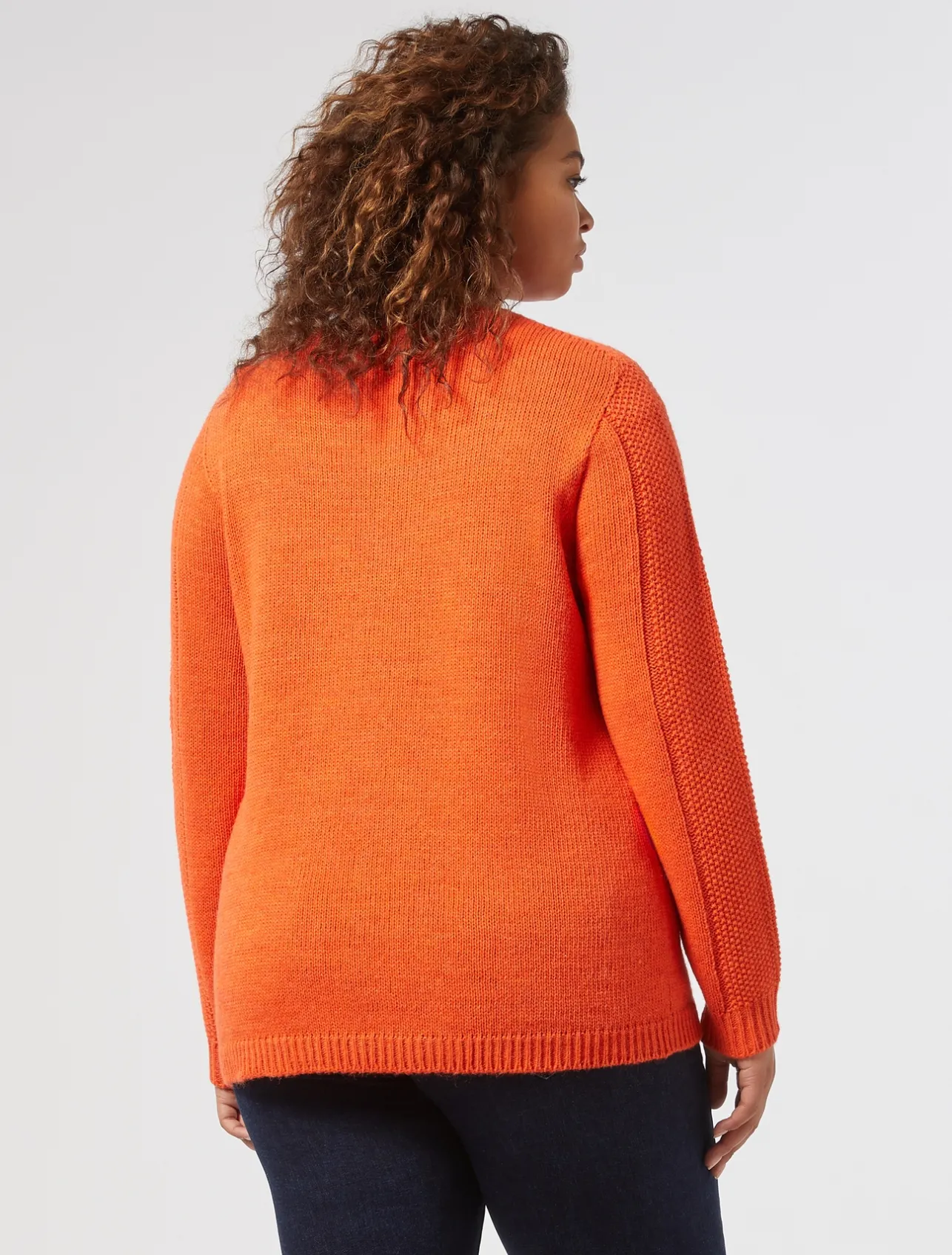 Fashion Marina Rinaldi Wool blend jumper ORANGE