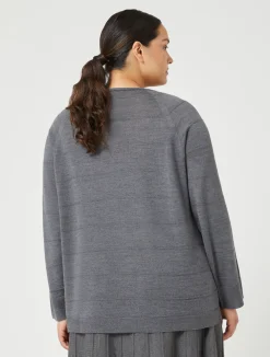 Hot Marina Rinaldi Wool blend jumper MEDIUMGREY