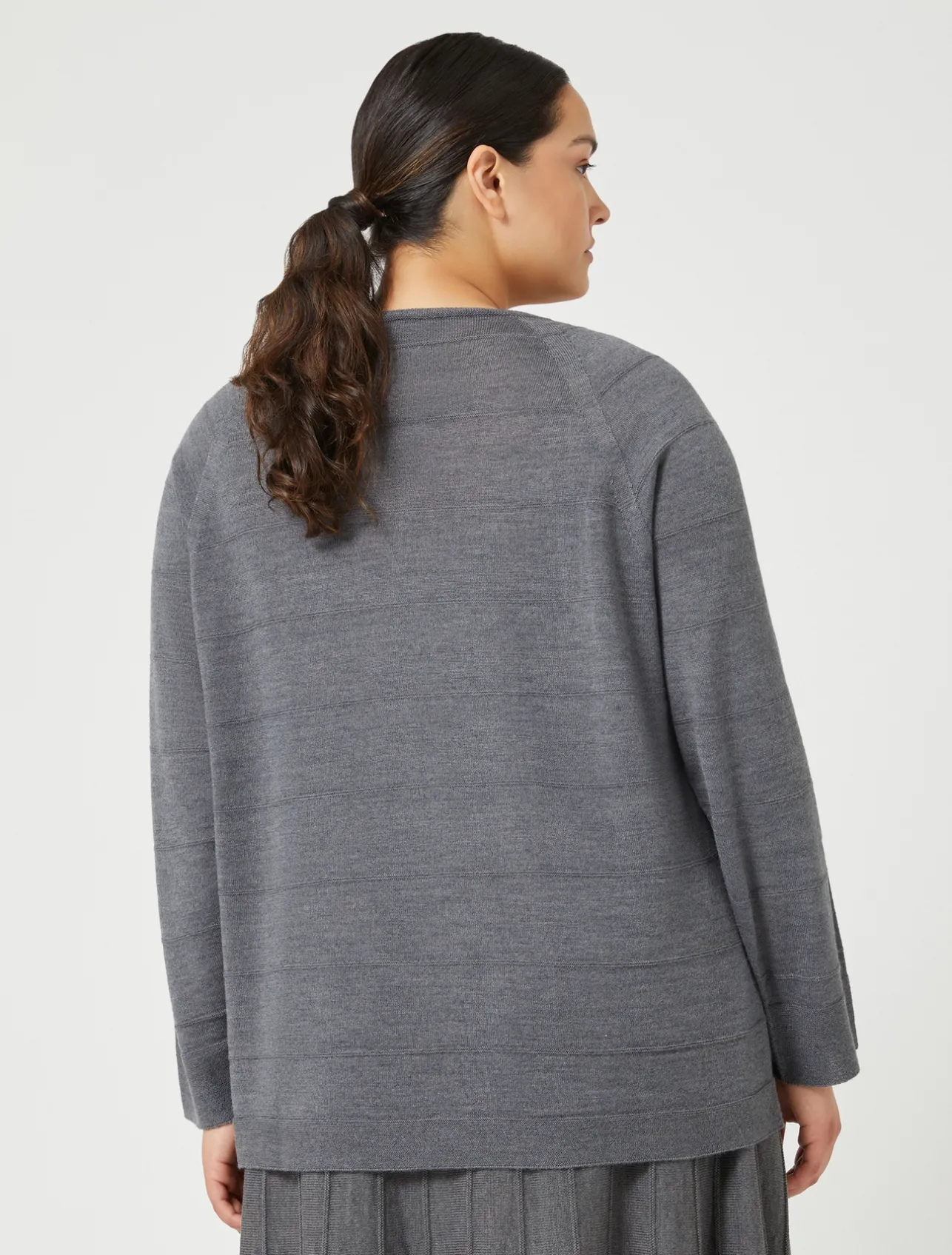 Hot Marina Rinaldi Wool blend jumper MEDIUMGREY