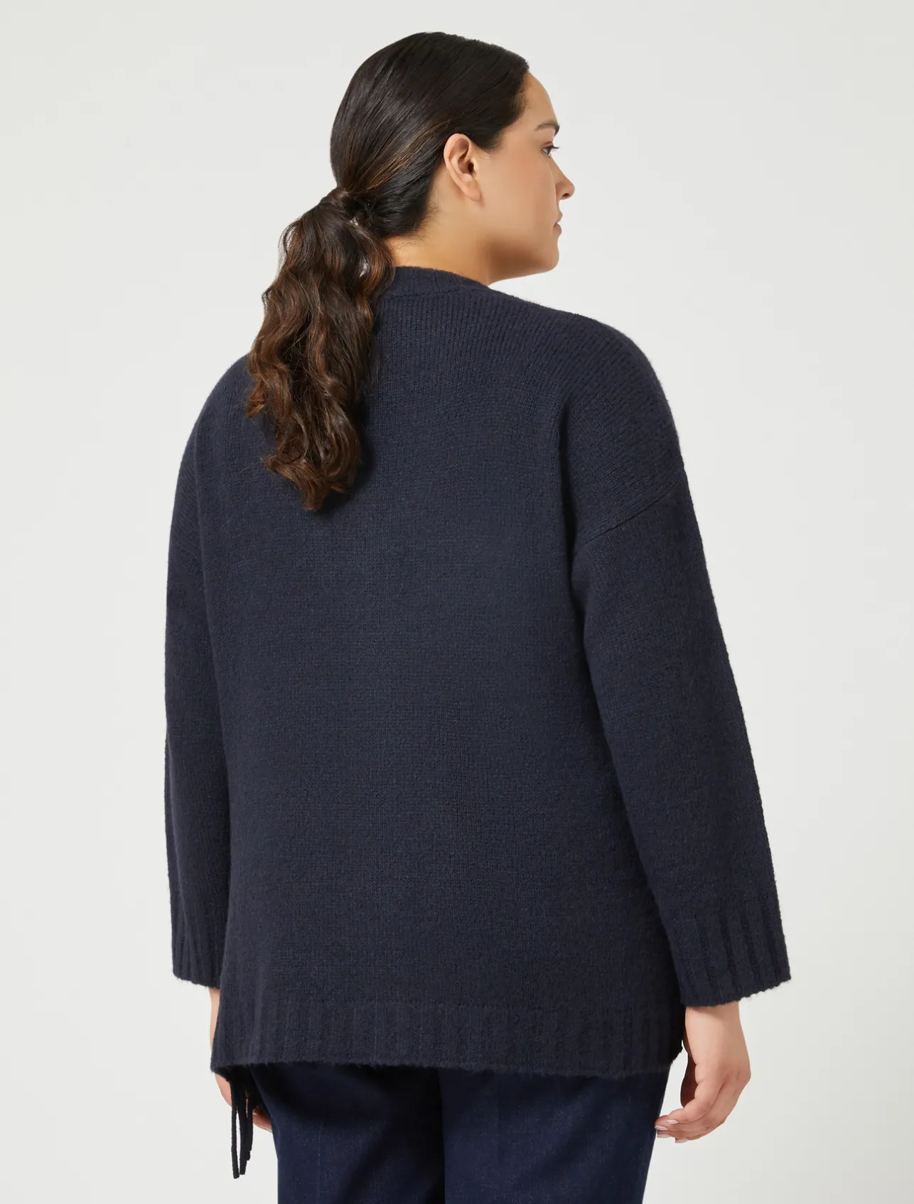 Fashion Marina Rinaldi Wool blend jumper MIDNIGHTBLUE