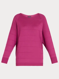 Discount Marina Rinaldi Wool blend jumper CYCLAMEN