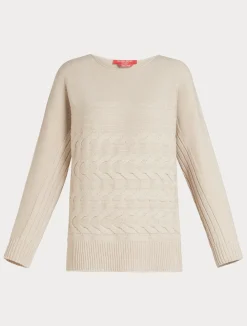 Clearance Marina Rinaldi Wool blend jumper POWDER