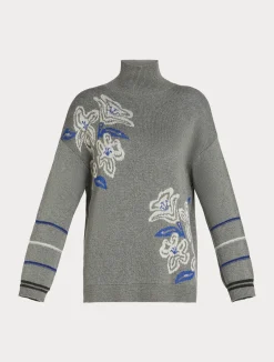 Outlet Marina Rinaldi Wool blend jumper MEDIUMGREY