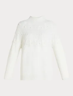 Outlet Marina Rinaldi Wool blend jumper IVORY