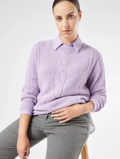 Hot Marina Rinaldi Wool blend jumper MAUVE