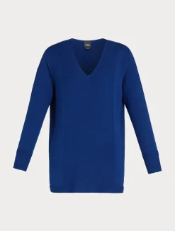 Best Marina Rinaldi Wool blend jumper ULTRAMARINE