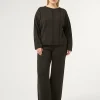 Fashion Marina Rinaldi Wool blend trousers BROWNBORDEAUX
