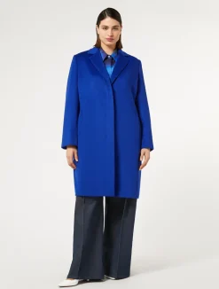 Hot Marina Rinaldi Wool broadcloth coat CORNFLOWERBLUE