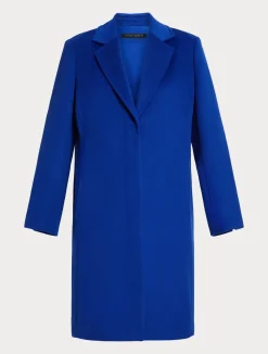 Hot Marina Rinaldi Wool broadcloth coat CORNFLOWERBLUE