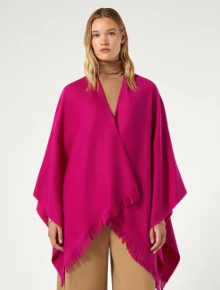 Best Marina Rinaldi Wool cape CYCLAMEN