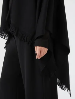 New Marina Rinaldi Wool cape BLACK