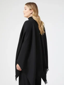 New Marina Rinaldi Wool cape BLACK