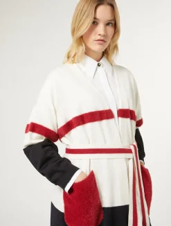 Discount Marina Rinaldi Wool cardigan ULTRAMARINE