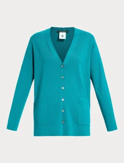 Outlet Marina Rinaldi Wool cardigan GREEN