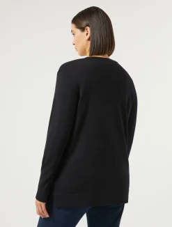 Discount Marina Rinaldi Wool cardigan MIDNIGHTBLUE