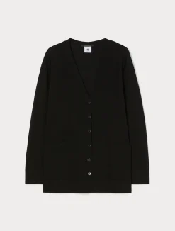 Online Marina Rinaldi Wool cardigan BLACK