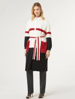 Discount Marina Rinaldi Wool cardigan ULTRAMARINE