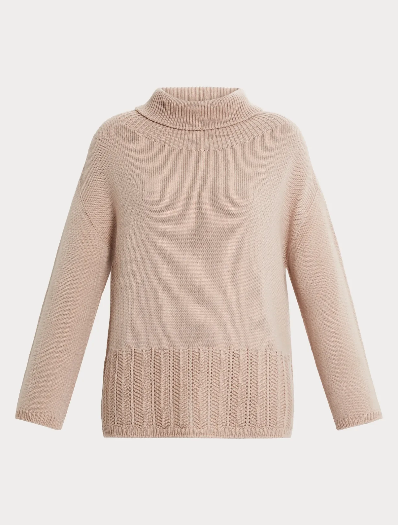 Hot Marina Rinaldi Wool cordonnet sweater PINK