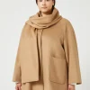 New Marina Rinaldi Wool drap jacket CAMEL