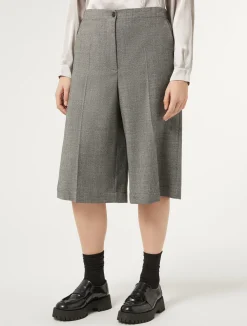 Fashion Marina Rinaldi Wool flannel trousers DARKGREY
