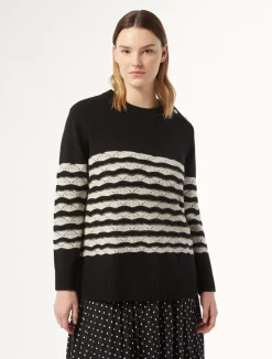 Sale Marina Rinaldi Wool jumper BLACK
