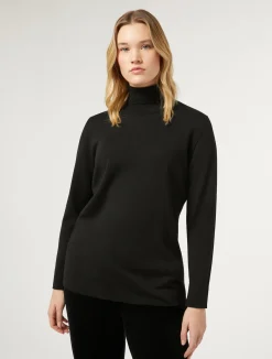 Outlet Marina Rinaldi Wool jumper BLACK