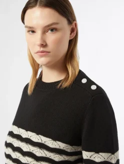 Sale Marina Rinaldi Wool jumper BLACK