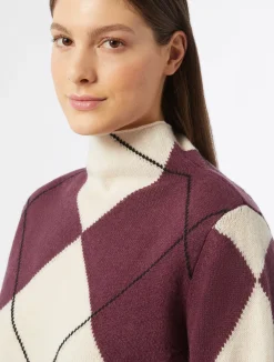 New Marina Rinaldi Wool jumper BORDEAUX