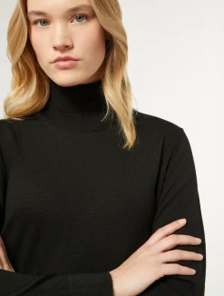 Outlet Marina Rinaldi Wool jumper BLACK