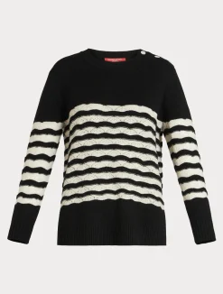 Sale Marina Rinaldi Wool jumper BLACK
