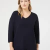 Best Marina Rinaldi Wool sweater MIDNIGHTBLUE