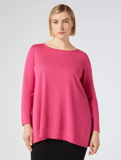 Best Marina Rinaldi Wool sweater FUCHSIA