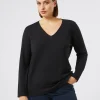 Sale Marina Rinaldi Wool sweater MIDNIGHTBLUE