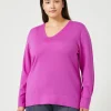 Sale Marina Rinaldi Wool sweater PINK