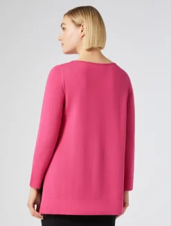 Best Marina Rinaldi Wool sweater FUCHSIA
