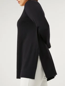 Clearance Marina Rinaldi Wool sweater MIDNIGHTBLUE